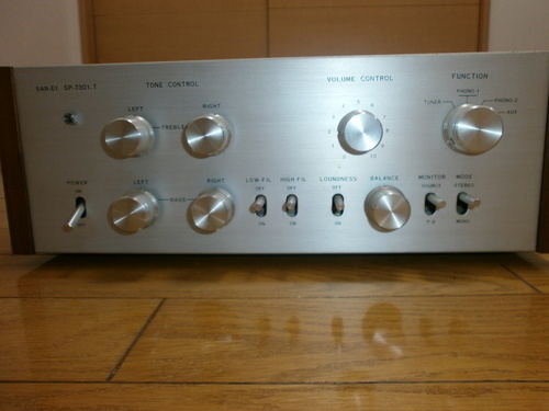 ダイナコPAS2型タイプ 真空管プリアンプ SANEI SP7301T ( 東芝12AX7 4
