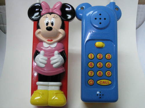 もしもし ミッキーだよ ミッキー ミニーのコードレス電話だよ かめきちかめたろう 富田林のおもちゃ 電子玩具 の中古あげます 譲ります ジモティーで不用品の処分
