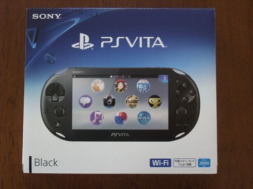 新品 保証付 PS Vita Wi-Fiモデル ブラック (PCH-2000ZA11)
