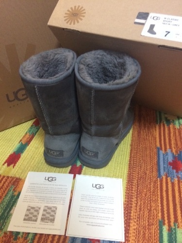 UGG クラッシックショート チャコール