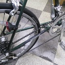 [1216]中古自転車　BILLION ビリオン　SG-2　ミニベロ　小径車　20×1 1/8インチ　2×8段変速　クイックレリーズ　クロモリ　実測約10kg　タイヤ・チェーン新品　グリーン