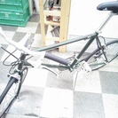 [1216]中古自転車　BILLION ビリオン　SG-2　ミニベロ　小径車　20×1 1/8インチ　2×8段変速　クイックレリーズ　クロモリ　実測約10kg　タイヤ・チェーン新品　グリーン