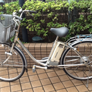 ブリヂストン電動自転車マンガン充電池充電器付