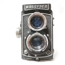 中古品アンティークカメラ　二眼レフ　WALZ FLEX