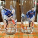 フランス サッカー グラス2個セット