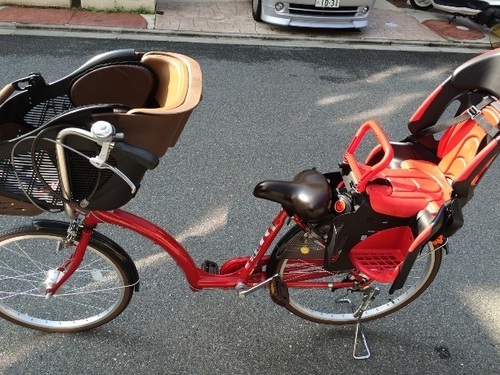 取引終了(プチママンDX)26インチ子供乗せ自転車
