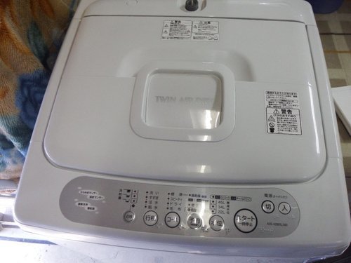 東芝　4.2kg　洗濯機　AW-428RL送風乾燥