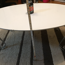 テーブル 白 使いやすい大きさと高さです