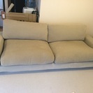 無印良品3人掛けソファ／オットマン