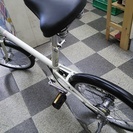 [1267]中古自転車　良品計画（無印良品）　ミニベロ　小径車　20インチ　内装3段変速　オートライト　ローラーブレーキ　ベージュ×マットブラック