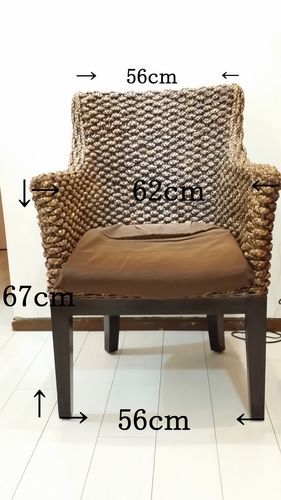 【業務用】籐椅子２脚（高級ラタンチェア）（ラタンカフェチェア）【引き取り限定】 【値引き応相談】