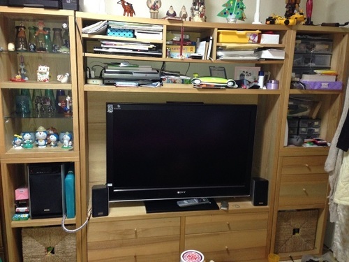 40型テレビとテレビボード(IKEA)セット