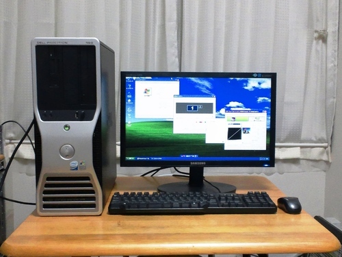 「※モニタ付き　中古 DELL Precision 390 WorkStation *WinXP/Core2-Duo/OfficeXP」