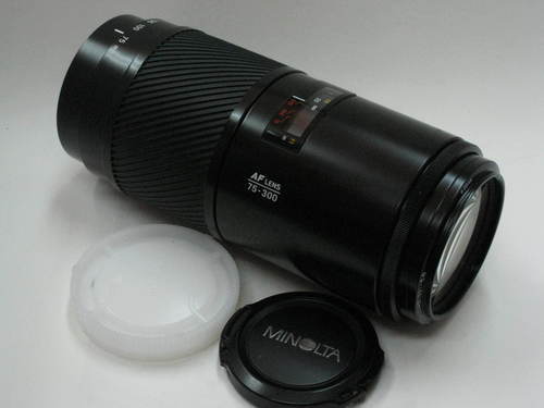 ミノルタα用 AF75～300mm f、4.5～5.6 ジャンク！！