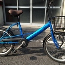 鹿児島市　中古自転車　20インチ　ミニサイクル　新品カギ付き