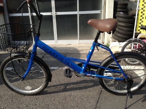 鹿児島市中古自転車20インチミニサイクル新品カギ付き (エウレカ 