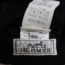 美品・エルメス/カシミヤのキャップ/男性用(？)