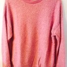 【Mouth Valley】 マウスバレーの淡いピンクのセーター...