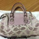 コーチ ラベンダー色 ショルダーバッグ COACH