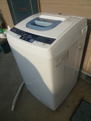 日立 洗濯機 NW-5MR 5.0kg ステンレス槽 2013年　直接希望