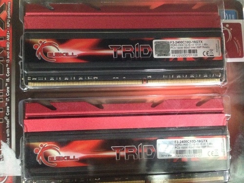G.SKILL DDR3 2400 C10 16GB（8G×2）