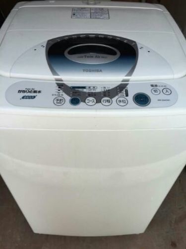 （終了）　すごくきれいな中古　Toshiba 洗濯機　5kg