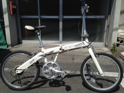 鹿児島市　中古自転車　Robotics FR-16AL 折りたたみ自転車　5スピードカギなし