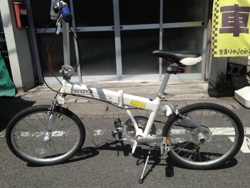 鹿児島市　中古自転車　Robotics FR-16AL 折りたたみ自転車　5スピードカギなし