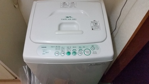 4.2kg 洗濯機　お安くお譲りします。