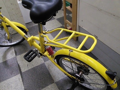 ノーパンク 折りたたみ自転車 20インチ シマノ 6段ギア 折り畳み 