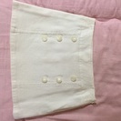 【美品】LAISSE PASSEの白のミニスカート