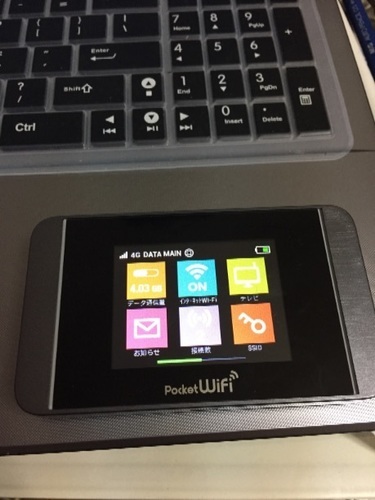 ボケットワイファイ4G(pocket wifi)ほぼ新品