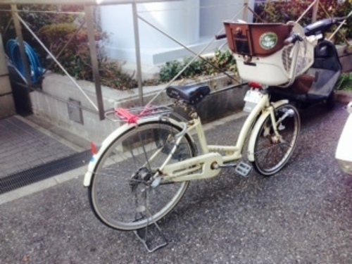 子供のせ自転車(前かご)　2012年8月購入