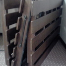 購入決定）カントリー調木製折りたたみベッド