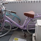 【取引完了済】自転車格安でお譲りします『パープル』