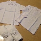新品 白ポロシャツ・ハイソックス
