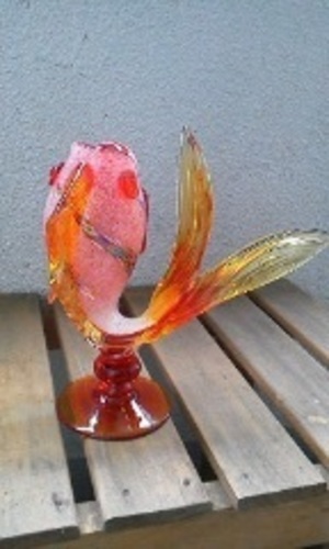 【プレゼント付】【送料込】琉球ガラスの花瓶