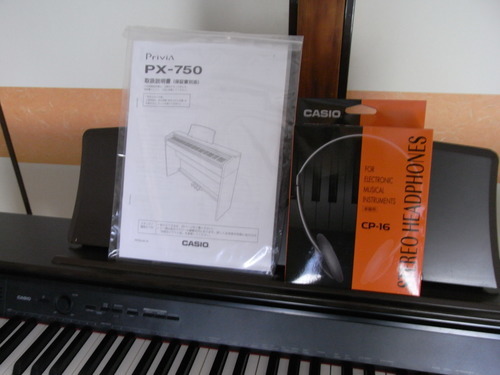 電子ピアノ デジタルピアノ】 カシオ プリヴィア PX750BN - 鍵盤楽器 