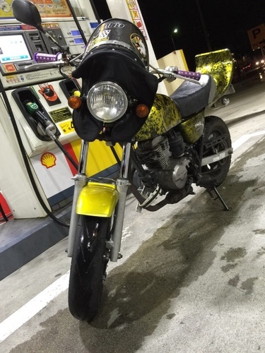 ☆ape☆黒金ラップ塗装