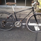 鹿児島市　中古自転車　クロスバイク　（ガンメタ）　7スピード