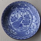 ブルー系の美しい大皿