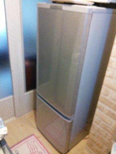 【売却済】■美品　2012年製■三菱　中古2ドア冷蔵庫　MR－P17TーS、１６８L