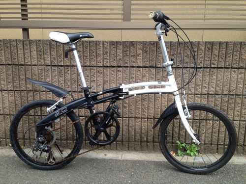【販売済】【配送無料】【190】折畳自転車　２０インチ　７段変速【9500円】