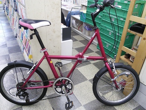 1509]中古自転車 折りたたみ自転車 20インチ 外装6段変速 LEDオート