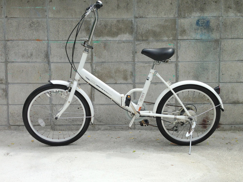 防犯登録付きイグニオ20インチ折り畳み自転車