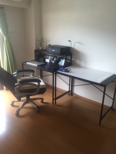 ｌ字型デスク 135度まで倒せる椅子 Wild 和光のテーブルの中古あげます 譲ります ジモティーで不用品の処分