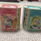 ディズニー☆不思議の国のアリスの缶２個