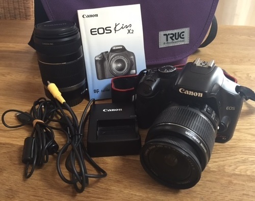 Canon EOS Kiss X2 ダブルズームキット　持ち運びバッグ付