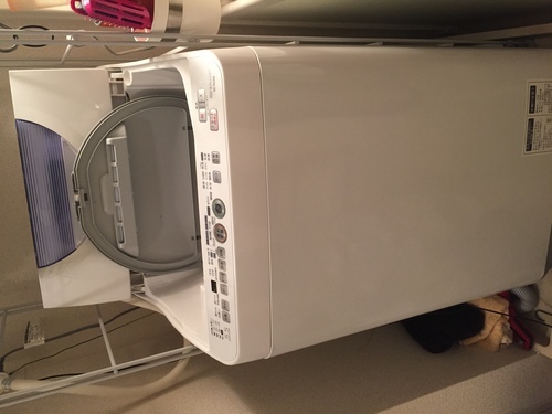 2012年式　シャープの洗濯乾燥機