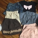 100・110サイズ　水着・スカート　女の子洋服　